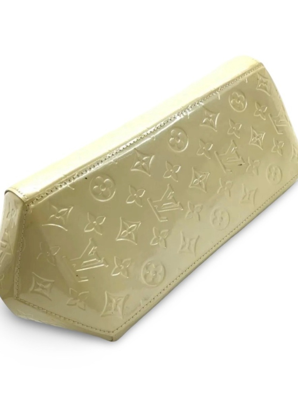 Louis Vuitton Cream Monogram Vernis Alma Handbag - Picture 6 of 15